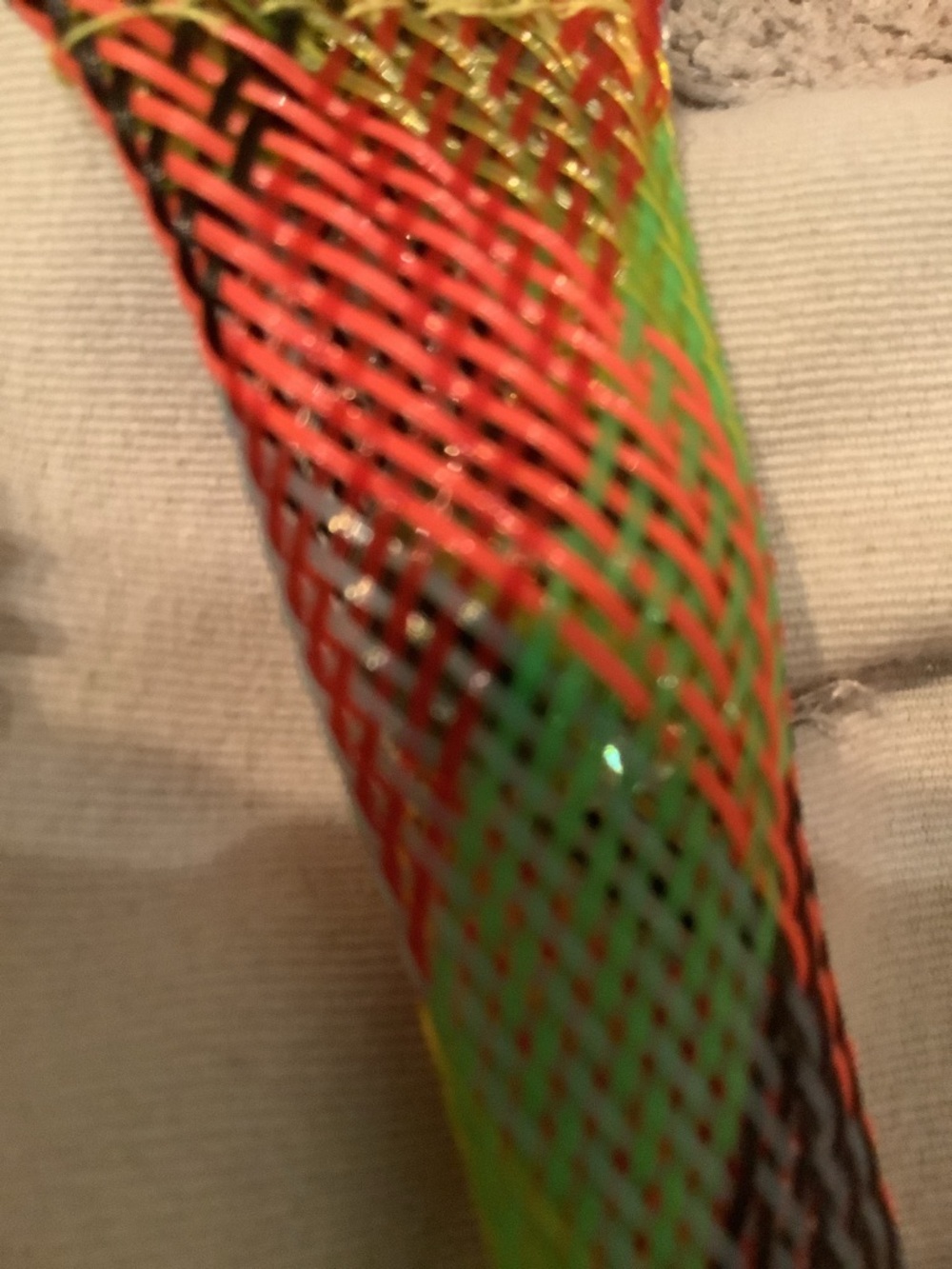 Set of 3 Mesh Fidget Sensory Tubes - Multicolor, Red, Pink - Picture 4 of 5